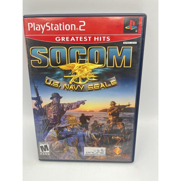 SOCOM: U.S. Navy Seals Greatest Hits PlayStation 2 PS2 Game Tested - Picture 1 of 6
